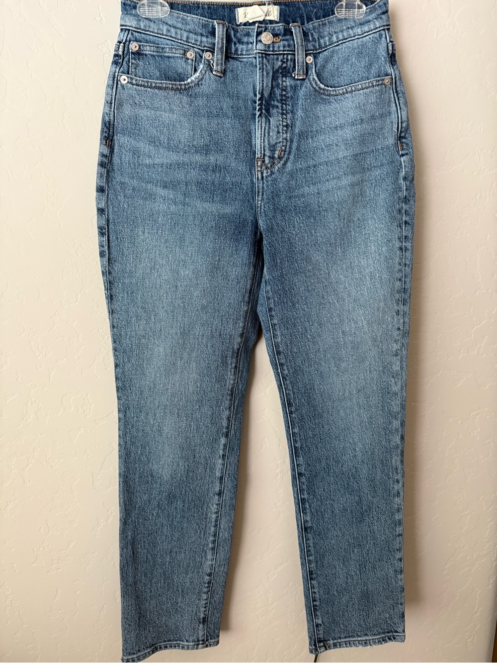 Madewell The Perfect Vintage Jean High Rise Tapered Mom Indigo Blue Size 26